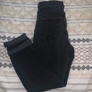 Black Distressed Jeans
